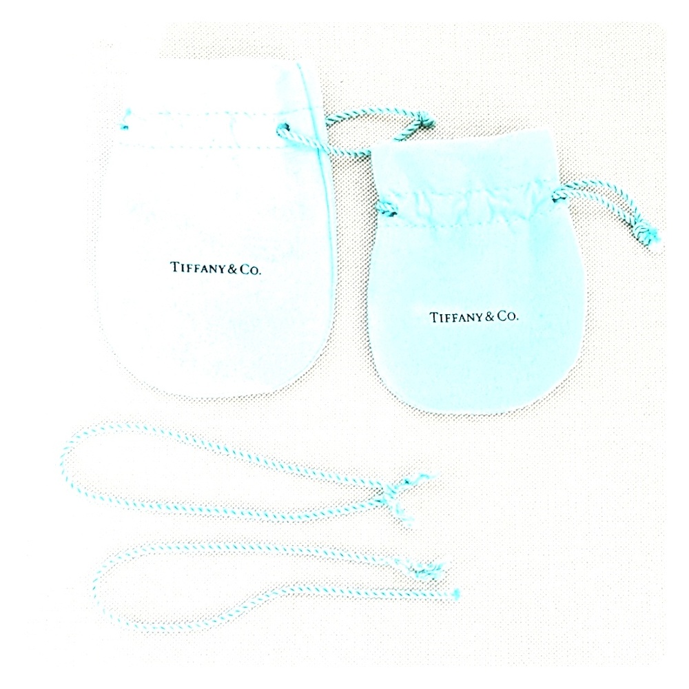 2 Pack - Tiffany & Co. jewelry pouches